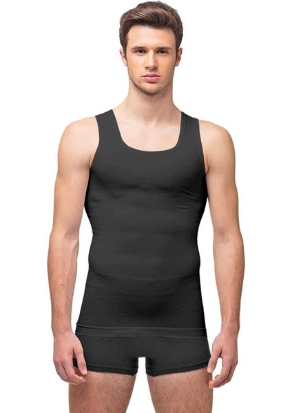 Elite Life Erkek Toparlayıcı Atlet Siyah Korse 940