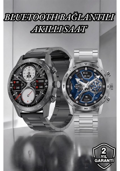 Suya Dayanıklı Dokunmatik Akıllı Saat Bluetooth 5.0, Sesli Asistan ve Sağlık Takibi fiyatları