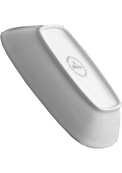 17 cm Porselen Kare Kare Kayık Tabak Kahvaltılık Mezelik 12 Adet indirimleri