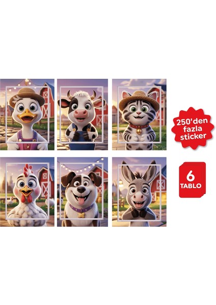 Sticker Puzzle - Çiftlik, Çıkartmalı Yapboz Etkinlik kitabı indirimleri