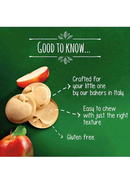 Organic Biscuits Apple Organik Bebek Bisküvisi Elmalı 12 Ay 150 gr fiyatları