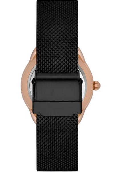 Ferro Siyah Çelik Hasır Kordon Kadın Kol Saati Su Geçirmez TH-FL21242C-C fiyatları