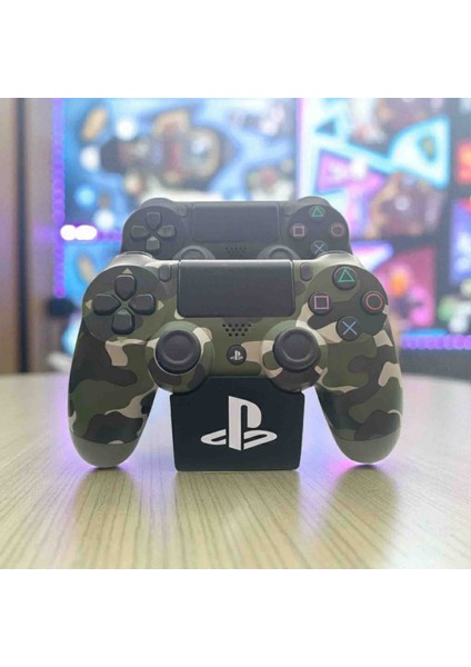 Ikili Dualshock 4 Gamepad Standı | Ps Logolu Çiftli Ps4 Oyun Kolu Tutucu | Masaüstü Saklama Organizeri fırsatları