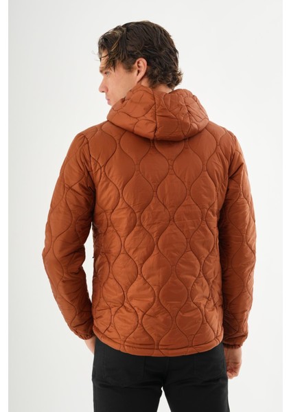 Erkek Reguler Fit Çok Hafif Kışlık Kapitone Mont