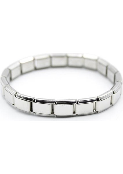 Lastikli Çelik Bileklik - Gümüş fiyatları