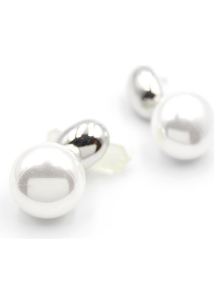 Incili Küpe - Gümüş