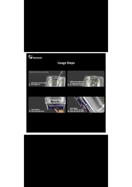 Mechanıciclean E08P Ultrasonik Temizleme Makinası fiyatları
