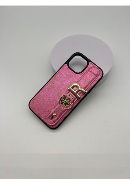 iPhone 12 Charmlı Kılıf "3 Charm Hediye !" Kişiye Özel Harfli Telefon Kılıfı