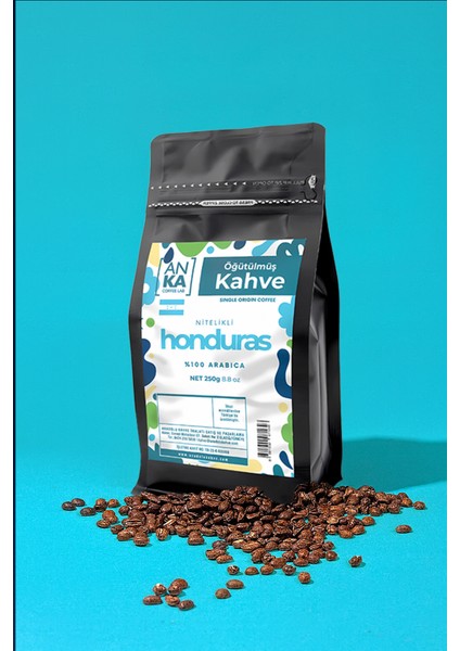 Honduras Nitelikli Taze Öğütülmüş Filtre Kahve 250 G – %100 Arabica Single Origin