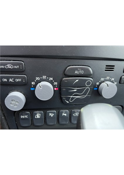 Volvo XC90, V70, XC70 Klima Düğmesi Düğme Kapağı Oto Yedek Parça( 3 Adet )