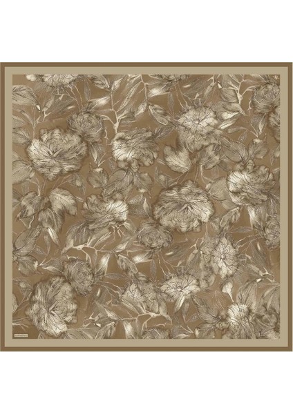 Çiçek Desenli Twill Ipek Eşarp -2025/2026 -9409D 06 fırsatları