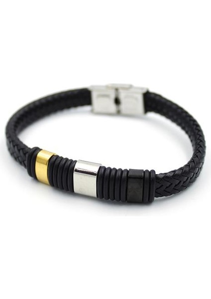 Deri Erkek Bileklik - Çok Renkli fiyatları