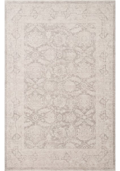 Harmoni 01 Grey Vintage Eskitme Desenli Yumuşak Dokulu Şık Mutfak Koridor Salon Halısı