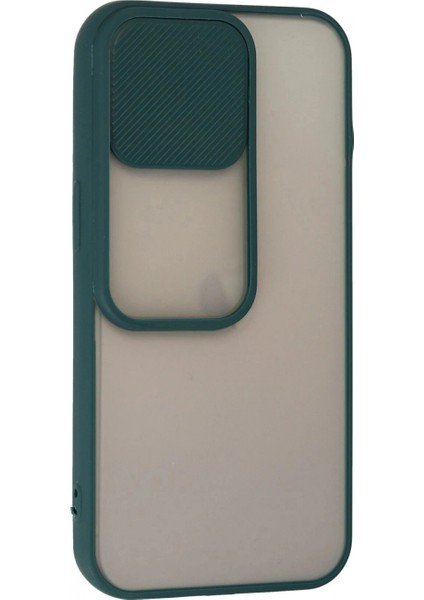 Ieg iPhone 13 Pro Kılıf Palm Buzlu Kamera Sürgülü Silikon - Yeşil fiyatları