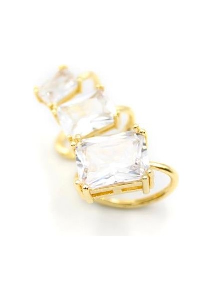 Taşlı Kıkırdak Küpe - Altın fiyatları