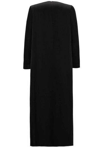 T26K-4012 Mıssdalıda Kolları Triko Bel Büzgülü Elbise modelleri