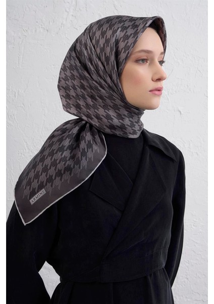 Klasik Desenlitwill Ipek Eşarp -2025/2026 -9434D 35