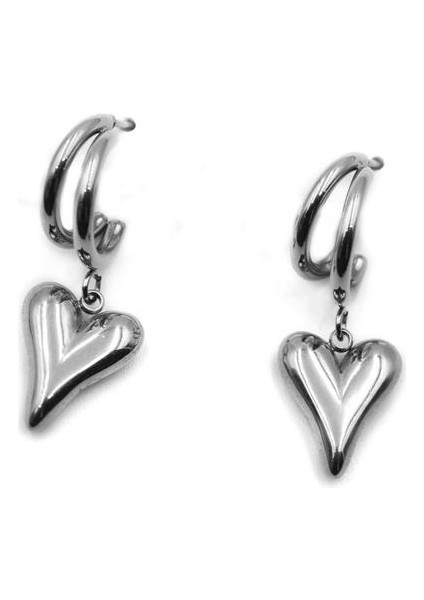 Kalp Küpe - Gümüş fiyatları