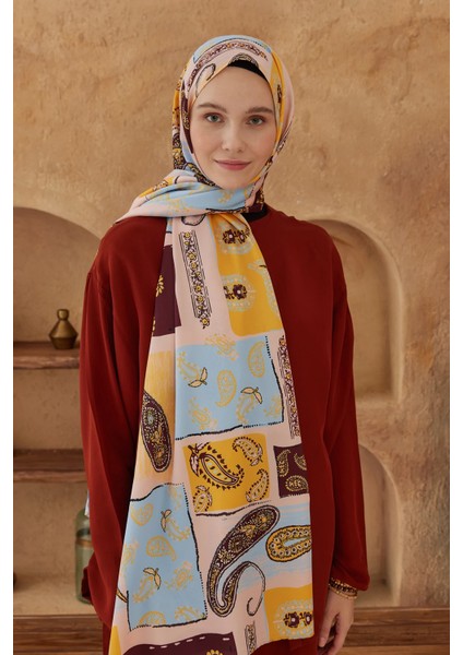 Ipeksi Şal Paisley Patchwork Desen - Modakaşmir fiyatları