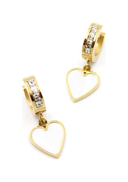 Sedef Kalp Küpe - Altın fiyatları