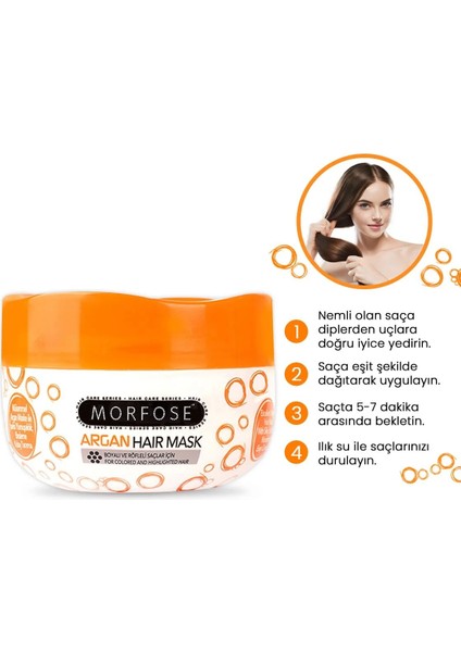 Argan Saç Maskesi 500 ml - Boyalı ve Röfleli Saçlar - Mrfs fiyatları
