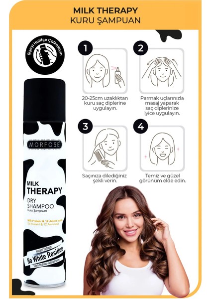 Kuru Şampuan Milk Therapy 200 ml - Besleyici - Mrfs fiyatları