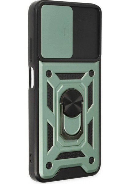 Ieg Xiaomi Poco M5 Kılıf Pars Lens Yüzüklü Silikon - Yeşil fiyatları