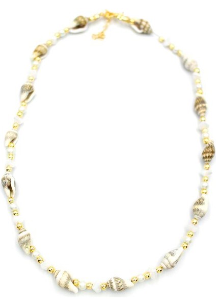 Deniz Kabuğu Kolye - Beyaz fiyatları