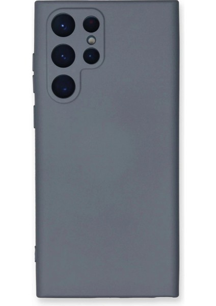 Ieg Samsung Galaxy S23 Ultra Kılıf Nano Içi Kadife Silikon - Gri