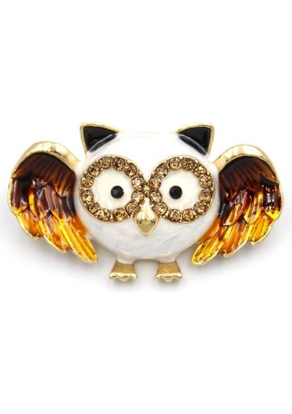 Baykuş Broş - Sarı fiyatları
