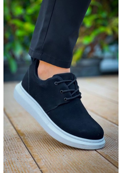 Premium Siyah Süet Bağcıklı Günlük Erkek Ayakkabı fırsatları