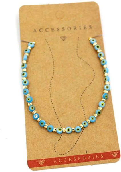 Nazar Boncuk Halhal - Mavi fiyatları