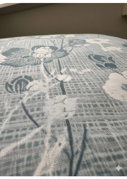 Indigo/dumanlı Mavi Vintage Çiçekli Çift Kişilik Nevresim Takımı %100 Pamuk Nevresim fiyatları