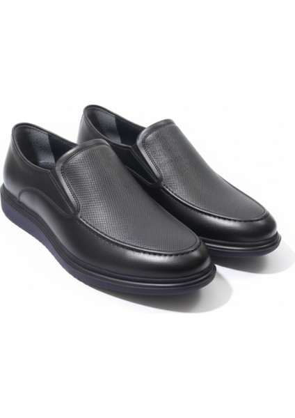 GR0432 Hakiki Deri Topuksuz Günlük Kullanım Hafif Eva Taban Casual Klasik Ayakkabı