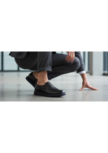 GR0432 Hakiki Deri Topuksuz Günlük Kullanım Hafif Eva Taban Casual Klasik Ayakkabı fiyatları