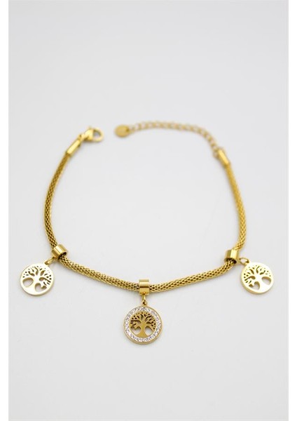 Hayat Ağacı Charm Bileklik - Altın fiyatları
