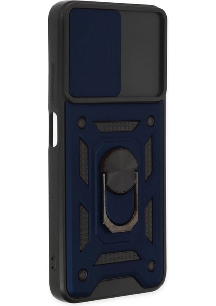 Ieg Xiaomi Poco M5 Kılıf Pars Lens Yüzüklü Silikon - Lacivert fiyatları