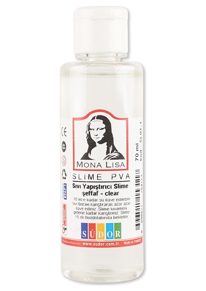 Monalisa Sıvı Yapıştırıcı Slime 70 ml Şeffaf(12 Adet) fiyatları
