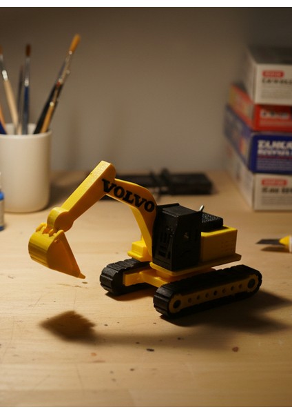 Kazıcı Model Kart Seti – Çocuk ve Yetişkinlere Mini Maket Yapım Kiti