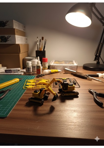 Kazıcı Model Kart Seti – Çocuk ve Yetişkinlere Mini Maket Yapım Kiti fiyatları