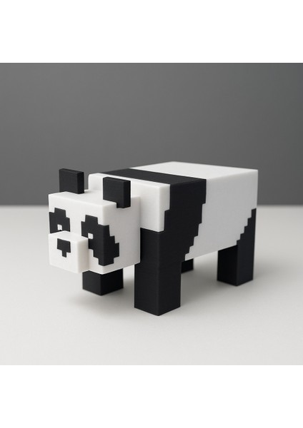 Minecraft Panda Figürü | Orijinal Minecraft Oyunu Bloğu Panda Karakteri