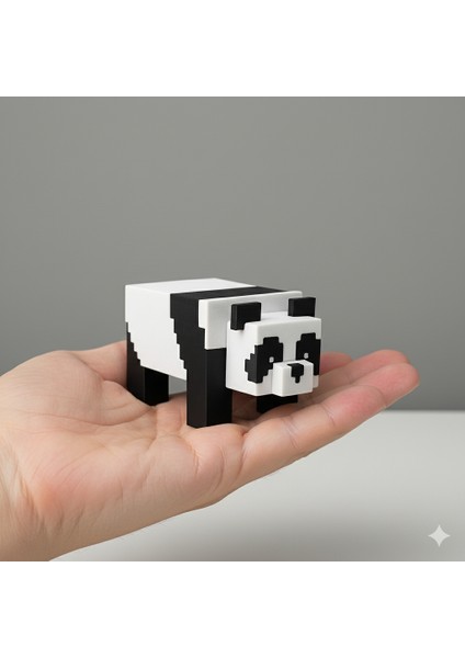 Minecraft Panda Figürü | Orijinal Minecraft Oyunu Bloğu Panda Karakteri modelleri