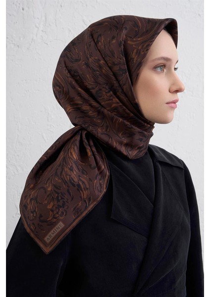 Soyut Desentwill Ipek Eşarp -2025/2026 -9431D 80