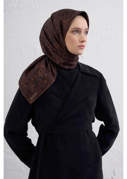 Soyut Desentwill Ipek Eşarp -2025/2026 -9431D 80 modelleri