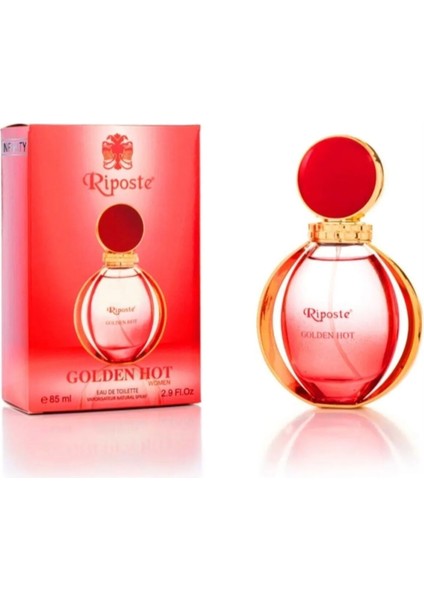Riposte 24 Saat Etkili Kadın Parfüm - Golden Hot - For Women 85 ml