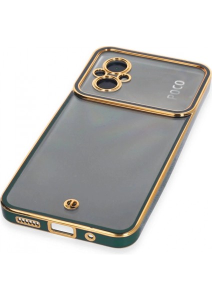 Ieg Xiaomi Poco M5 Kılıf Liva Lens Silikon - Yeşil fırsatları