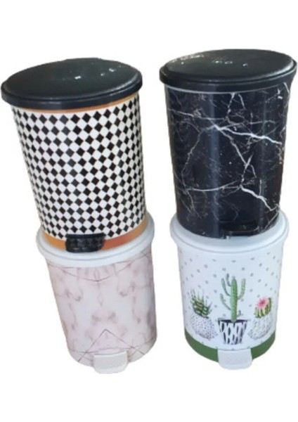 2 No 8 Lt Basmalı Çöp Kovası ROYALEKS-MRD152