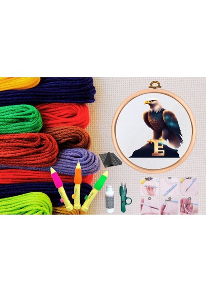 punch seti nakış seti kasnaklı kendin yap seti seri 66