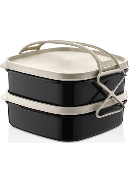 Beslenme Kutusu Sefer Tası Qlux 2 Katlı Beslenme Okul Iş Kamp Piknik Saklama Kabı L-00795 fiyatları