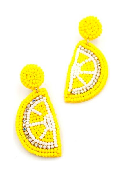 Limon Küpe - Sarı fiyatları